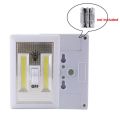COB LED Switch Night Light Magnetic Wall Lamp Battery Operated Cordless Under Cabinet Light For Garage Closet. 