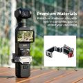 BRDRC Expansion Adapter For Osmo Pocket 3 Mount Bracket Multifunctional Frame Holder Clip for Pocket 3 Accessory with Strap.
