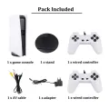 GS5 Video Game Console Mini TV Handheld Game Console Wired Gamepads Video Game 300 Retro Game HD Output Two-player for PS1 Etc. 