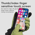 ROCKBROS Winter Snowboarding Skiing Gloves Touch Screen Thicken Thermal Fleece Motorcycle Bicycle Gloves Keep Warm Hiking Gloves. 