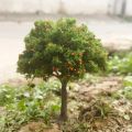 1pc Realistic Fruit Tree Decor, Miniature Sand Table Building Model Decoration, DIY Fruit Trees Miniature Landscape Decoration. 