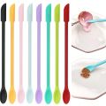 1PC Double-Headed Silicone Seal Wax Scraper Cleaning Spoon Stamp Tool DIY Epoxy Resin Decoration Powder Multifunctional Spoon .