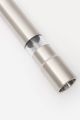 ModularTech Stainless Steel Pepper Mill Salt Mill Pepper Crusher Salt Crusher Button Press Technology Easy Processing. 