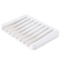 1/2 Pcs High Quality Silicone Self Draining Soap Dishes Innovative Soap Holder Saver Silicone Soap Holder Anti Slip Pad. 