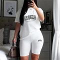 2026 Hot Sale T-shirts Shorts Women's Summer Fashion Tracksuit Outdoor Casual Sports Jogging Suit Urban Trend Streetwear. 