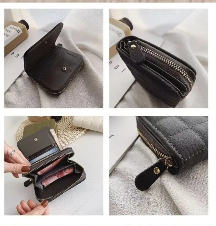 Mini%20Women's%20Short%20Zipper%20Zero%20Wallet%20Soft%20Leather%20Bag%20Anti-theft%20Feature%20Simple%20Classic%20Printed%20Cartoon%20Geometric%20Letter%20-%20Image%202