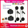 EJEAS V6 PRO Helmet Earphone Clip 3.5mm Interface Microphone Speaker Headset Mounting Clip for Vnetphone V4 Motorcycle Headphone.