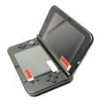 1 Set Tempered Glass Screen Protector for New  3DS XL/LL, Full Coverage Top LCD + Bottom PET Film Protection Set. 