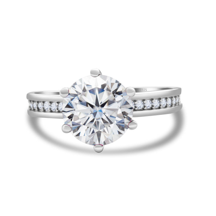 Real%203%20Carat%209mm%20pink%20Moissanite%20Wedding%20Ring%20for%20Women%20925%20Sterling%20Silver%20Round%20Brilliant%20Lab%20Diamond%20Engagement%20Rings%20Gift%20-%20Image%206