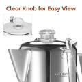 1.2L French Press Coffee Maker Outdoor 9 Cup Stainless Steel Percolator Coffee Pot Coffee Maker Camping Home Kitchen Cookware. 