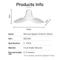 2 Pack Anti-bite Breastfeeding Mother Nipple Feeding Shield Butterfly Silicone Shields Protectors Soft Nipple Cover. 