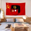 1pc-CCCP USSR Soviet Union Flag Flags And Banners Four Hole Flag Polyester Outdoor Decor Room Aesthetic. 
