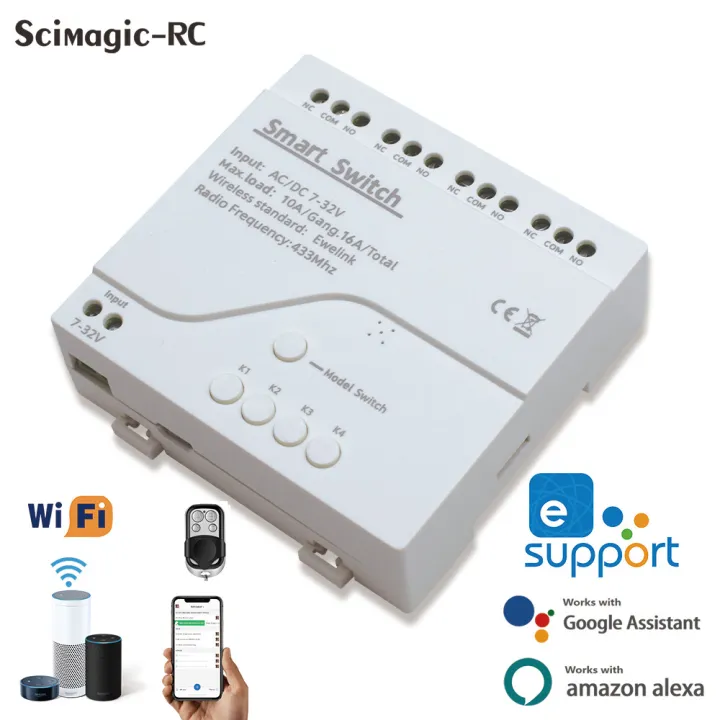 Zigbee%20Smart%20/WIFI%20EWELINK%20Tuya%204CH%20Smart%20Relay%2012V%2024V%20220V%20Dry%20Contact%20NO/NC/COM%20Module%20Timer%20Inching%20Switch%20for%20Light/Motor%20-%20Image%204
