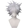 Hunter x Hunter Killua Zoldyck Cosplay Costume Number 99 Badge Halloween Christmas Party Cosplay Suit Shirt Short White Wig. 