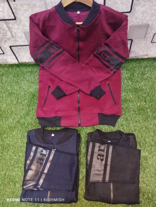 Printed%20winter%20bomber%20jacket%20,%20double%20fleece%20zipper%20in%204%20colours%20-%20Image%204