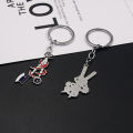 Anime Cartoon Charm Sword Keychain Cute Characters Gift Weapon Men Women Cosplay Prop Metal Pendant Keyring Jewelry. 