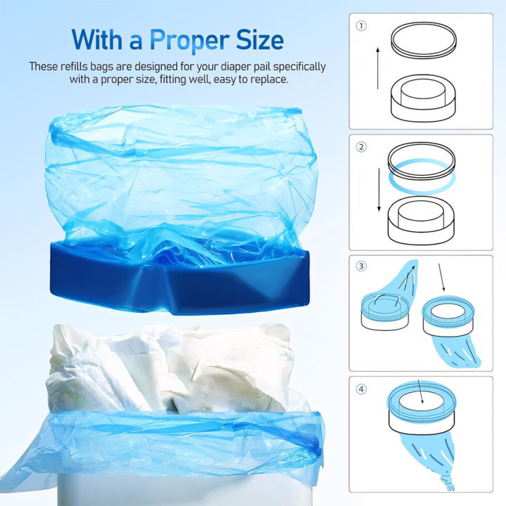Diaper%20Bin%20with%20High%20Odor%20Resistance,%20Supplementary%20Garbage%20Bag,%20Dedicated%20Garbage%20Bin%20Replacement%20Bag%20-%20Image%203