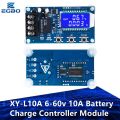 XY-L10A 6-60v 10A Lead-acid Solar Storage Battery Charge Controller Module Protection Board charger Time Switch Battery Capacity. 