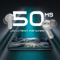 (New Launch) Ultima Atom Buds 2 | Powered by Ultima Supreme Sound | 120 Hrs Total Playtime | 50ms Latency | Bluetooth V5.4 | Ultima Link App Support | ANC upto 32 dB | Quad Mic | Low Latency Game Mode | Multi-Point Connectivity. 