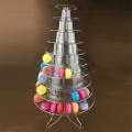 Tiered Macaron Tower Stand Cake Display Rack Cupcake Holder Dessert Stand for Baby Shower Wedding Birthday Party Decorations.