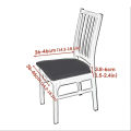 1 Pcs Solid Color Elastic Cushion Cover Washable and Detachable Protective Chair Cover.