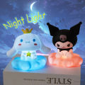 Sanrio Hello Kitty Kuromi Cinnamoroll Night Light Glowing Children Toy Bedside Lamp Anime Kawaii Cute Children Kid Present Gifts. 