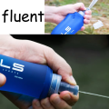 WRELS Camping Soft Water Bottle Drinking Sport Folding Bag Flask Outdoor Running Hydration Pack Waist Bicycle BPA Free. 
