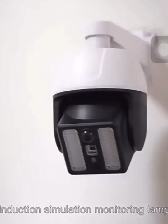 Surveillance Camera LED Simulation Light – Solar Motion Sensor Outdoor ...