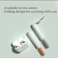 new  Q5E Bluetooth headset computer keyboard cleaning pen earplugs multifunctional storage screen cleaning brush set artifact. 