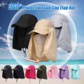 Outdoor Sport Hiking Visor Hat UV Guard Face Neck Cover Fishing Sun Protection Cap For Camping Climbing. 