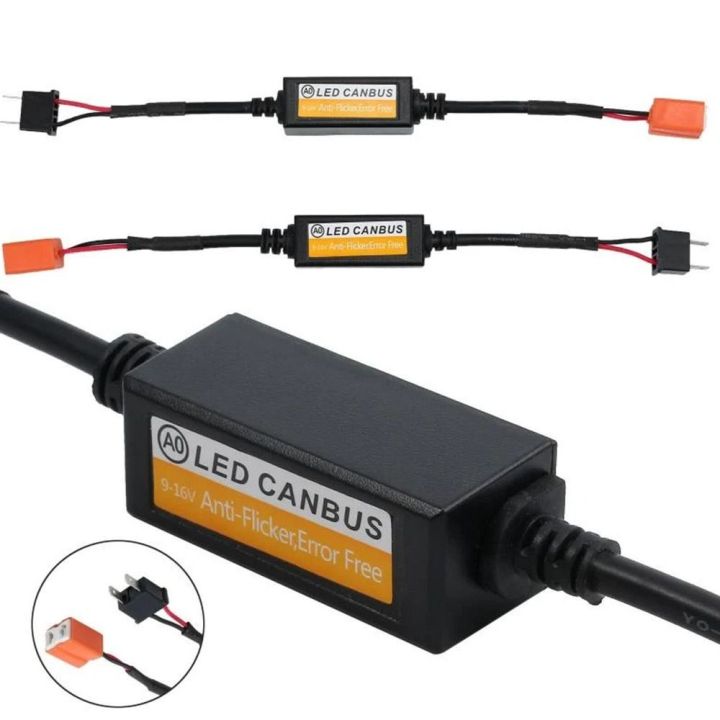 H1/H3/H4/H7/H8/H9/H11 Automotive LED Canbus Load Resistor Controller Fault Eliminator LED Decoder Light Error Free 12V Resistor