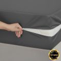 100% Waterproof Mattress Zipper Cover – Dustproof & Washable | Full Enclosure Protection. 
