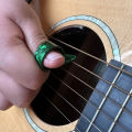 4Pcs Celluloid Guitar Thumb Picks Finger Picks Replacement Instrument Playing Accessories For Ukulele Electric Guitar. 