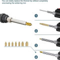 Heat Set Insert Soldering Iron Tip Head M2 M2.5 M3 M4 M5 M6 Hot Melt Insets Nut Brass Embedded Thread Insertion Kit For Plastic.
