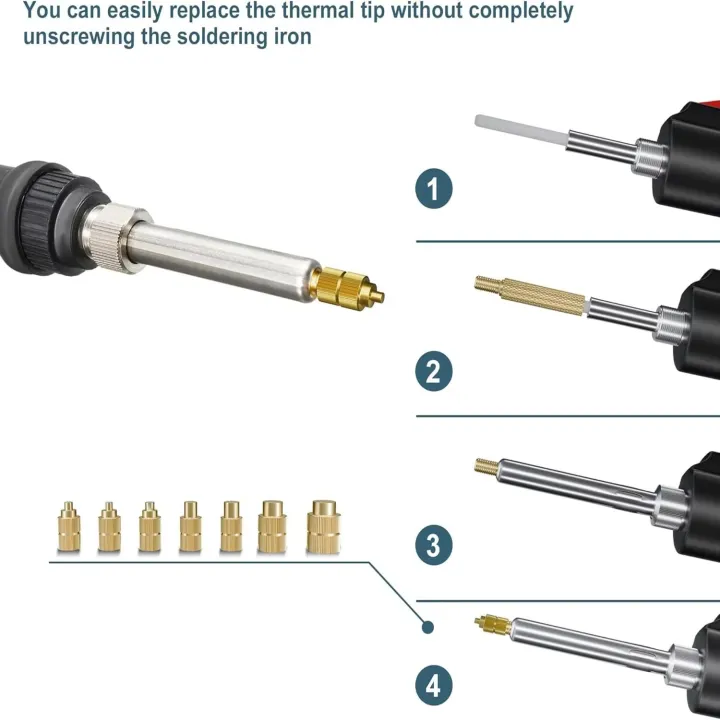 Heat%20Set%20Insert%20Soldering%20Iron%20Tip%20Head%20M2%20M2.5%20M3%20M4%20M5%20M6%20Hot%20Melt%20Insets%20Nut%20Brass%20Embedded%20Thread%20Insertion%20Kit%20For%20Plastic%20-%20Image%204