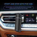 Car Aroma Diffuser Mini USB Rechargeable Scent Machine Fragrance Oil Car Air Freshener Essential Oil Diffuser Vent Clip.
