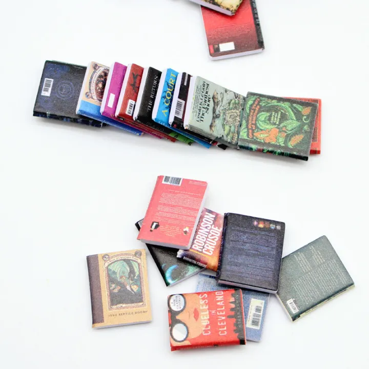 10PCS%20Dollhouse%20Miniature%20Magazines%20Books%20Novels%20Model%20Dolls%20House%20Scene%20Decor%20Accessories%20-%20Image%202