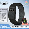 LIGE New Men's Digital Smart Watch With 24-Hour Heart Rate Monitor AI Health Tracker Incoming Call Notifications Smart Bracelet.