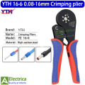 YTH 16-6 Self-Adjustable Crimping Plier – 0.08-16mm² (30-5AWG) 6-Side Crimper for Wires & Terminals – Professional Electrician Tool (Only Tool)  by Electrica. 