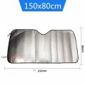 Car Steering Wheel Sun Shade Cover Sunshade Protector Film Double Thick Sun Protection Foldable Anti-uv Interior Accessories.