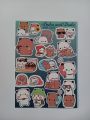 Bubu and Dudu Uncut Sticker Sheet A6 size - 15 x 10 cm. 