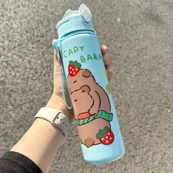 750%20mL%20Kapibala%20%20Cute%20Children's%20Straw%20Bottle%20High-value%20%20%7C%20Student%20Portable%20Cartoon%20Water%20Bottle%20with%20Lanyard%20-%20Image%203