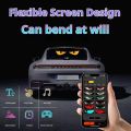 Multifunctional Bright Devil Eyes LED Light for Car Windshield Flexible Programmable Scrolling LED Display Bluetooth APP Control.
