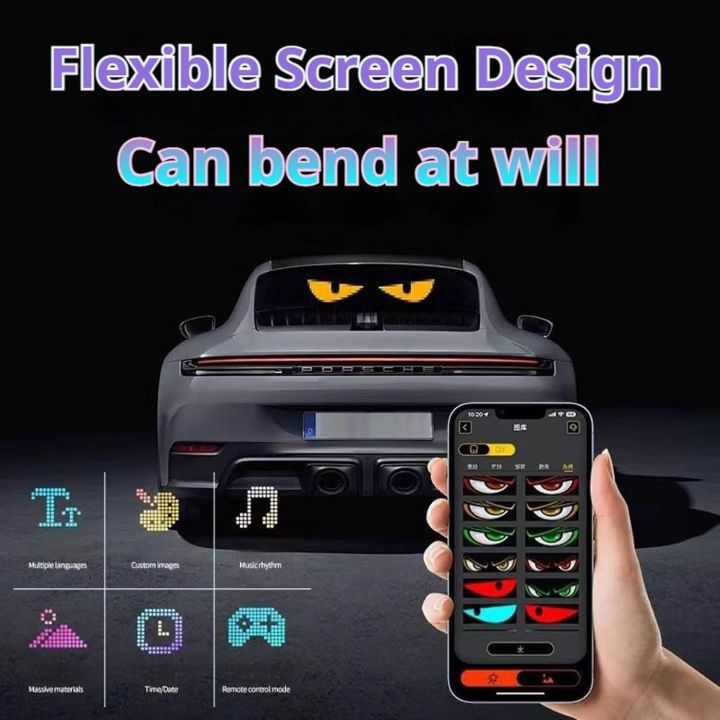 Multifunctional%20Bright%20Devil%20Eyes%20LED%20Light%20for%20Car%20Windshield%20Flexible%20Programmable%20Scrolling%20LED%20Display%20Bluetooth%20APP%20Control%20-%20Image%204