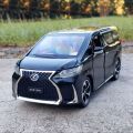 1/24 Scale For Lexus LM300 MPV Model Toy Car Alloy Die Cast With Sound Light Pull Back. 