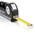 Laser Level Multipurpose Line Laser Leveler Tool Cross Line Lasers With 8FT 2.5M Standard Measure Tape and Metric Rulers. 