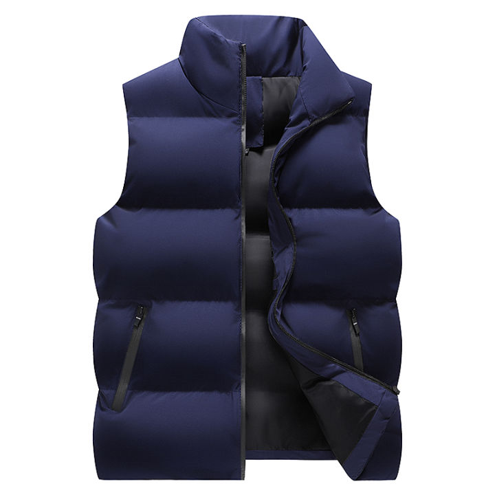 Winter New Thickened Warm Trendy Cotton Vest Comfortable Versatile Breathable Windproof Breathable High Quality Outdoor Men Top