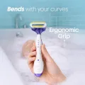 FURR By Pee Safe Body Shaving Razor for Women – Smooth & Gentle Body Hair Removal Razor. 