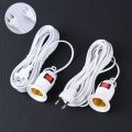 2.3/4M E27 Hanging Indoor Plants Light Holder Garden Lampholder With Cable EU /US with On/Off Switch Lamp Holder for Desk Light.