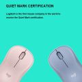Logitech M221 Wireless Mute Mouse more suitable for GIRLS Office Compact Portable Fashion Optical Mouse. 